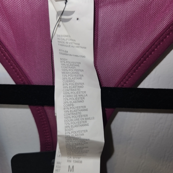 NWT Fabletics Pink Sleeveless Pleated Active Dress Size Medium - Picture 5 of 8